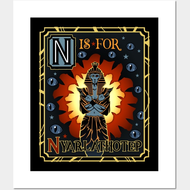 N is for Nyarlathotep Wall Art by cduensing